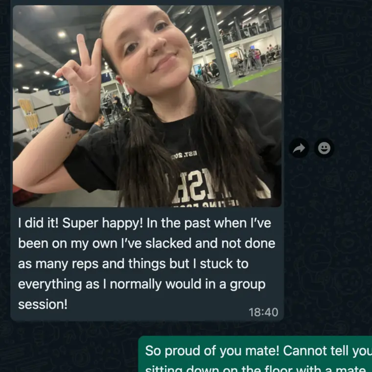 Chelsea G. — Hōm member progress photo