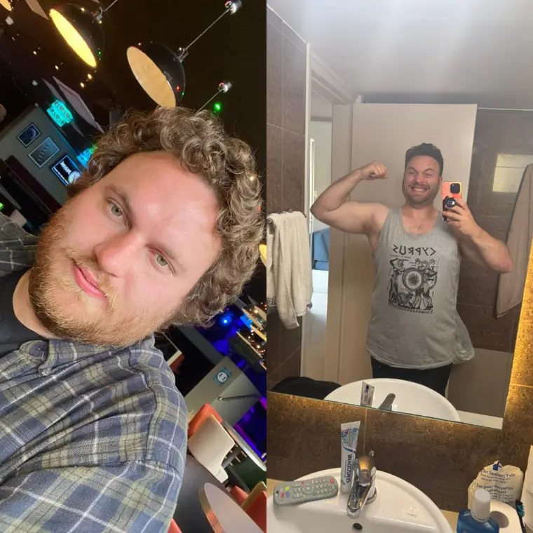 Joel B. — Hōm member progress photo