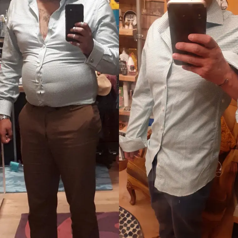 Pritesh P. — Hōm member progress photo