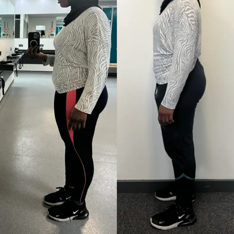 Zainab D. — Hōm member progress photo